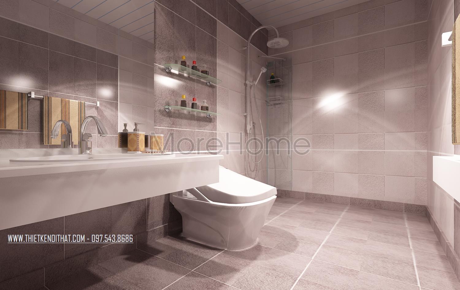 Thiết kế nội thất chung cư N05